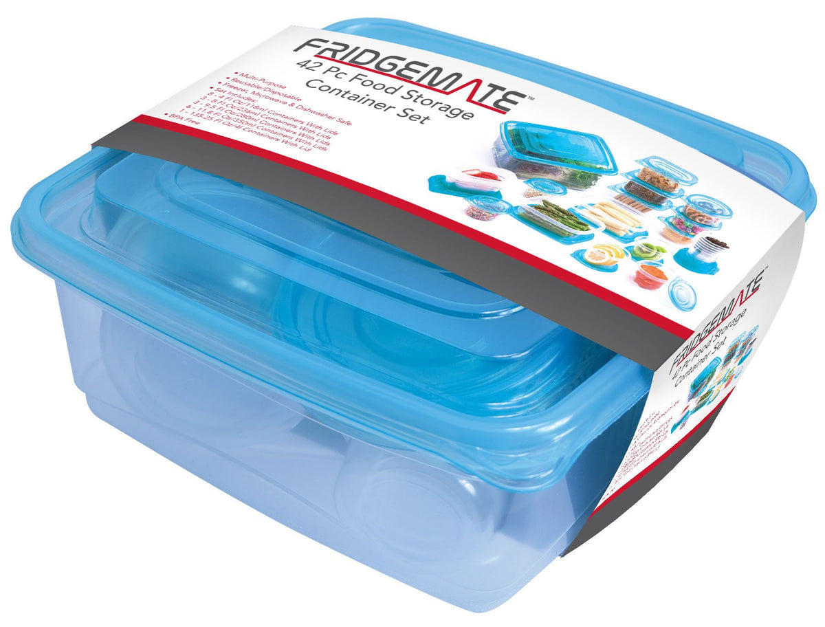 42pc Fresh Keeper Storage Container Set - Blue