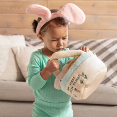 Easter Plush and Teether Baby Playset - Squeaky Bunny, Chicken, Easter Egg, Plush Toys and Silicone Teethers - Perfect Gift for Newborns and Babies