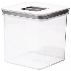 2.6 Qt Airtight Food Storage Box Square, with Locking Mechanism, Clear Kitchen Pantry Organizer