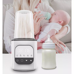 Baby Bottle Warmer Fast Milk Warmer for Baby, Temperature Control Bottle Warmer Baby for Formula Breast Milk Baby Bottle Warmer and Sterilizer & Timer