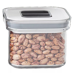 0.4 Qt Food Storage Container, with Locking Mechanism, Stackable Pantry Organizer