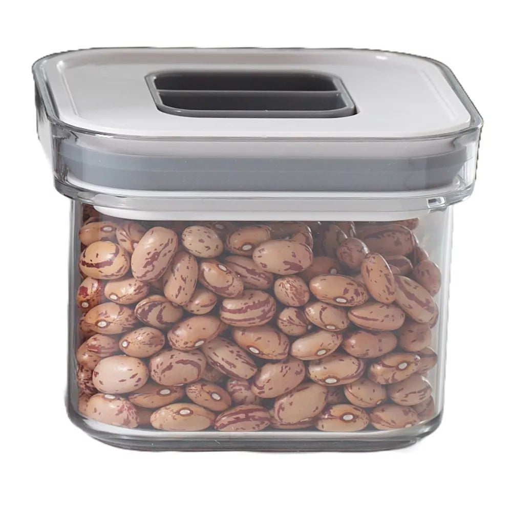 0.4 Qt Food Storage Container, with Locking Mechanism, Stackable Pantry Organizer