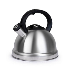 3 QT Stainless Steel Whistling Tea Kettle - Mirror