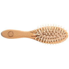 Baby Hair Brush and Comb Set for Newborn – Wooden Baby Brush with Soft Goat Bristle, Cradle Cap Brush for Newborns Infant, Toddlers, Eco-Friendly