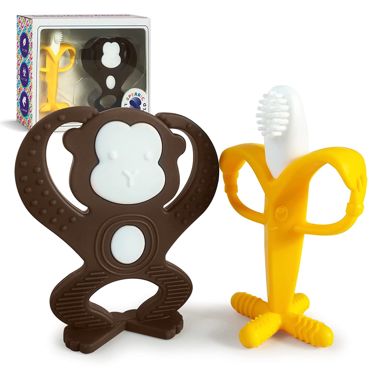 Baby best sale teething monkey